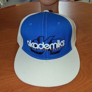 Akademiks Jeanius Level Products Embroidered Flexfit Fitted Hat Cap OSFA